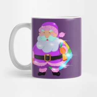 LGBT Santa Spreading Love Over the World Mug